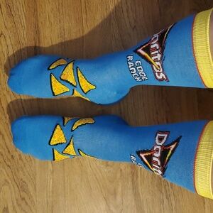 Odd Sox Doritos Cool Ranch novelty socks Men Size 8-12 Women Size 9-12